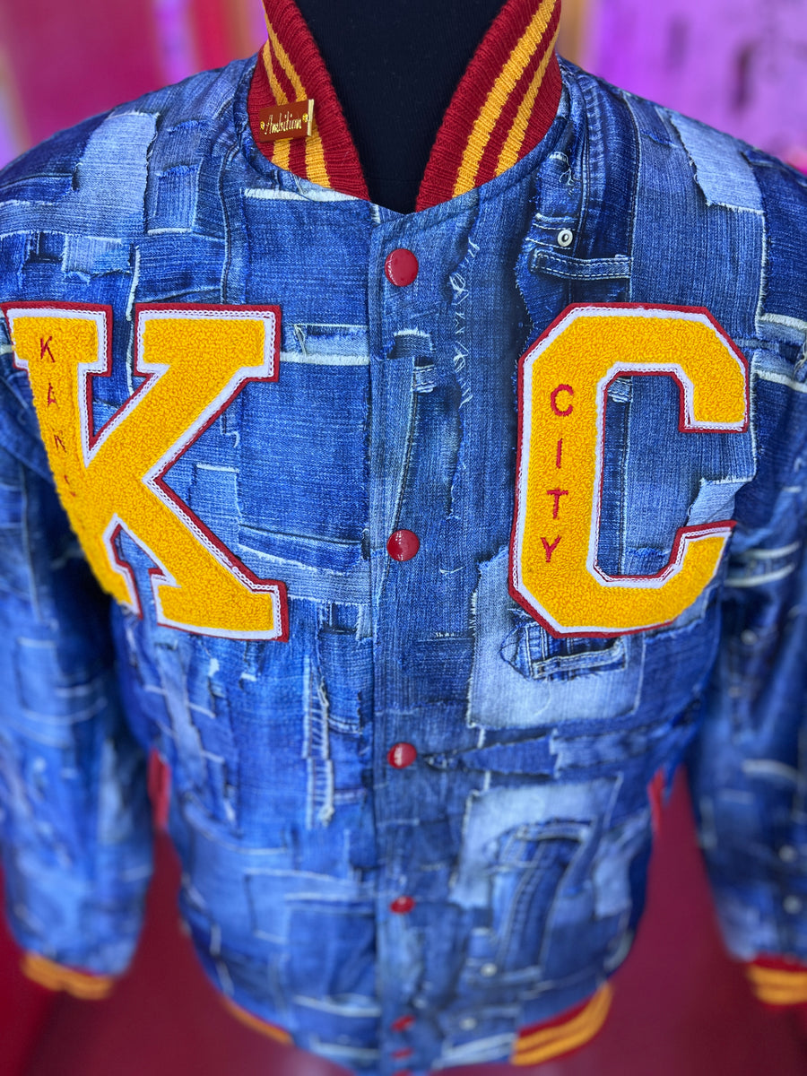 Limited Kansas City The Scout Retro Jacket Denim Print – Goldbar
