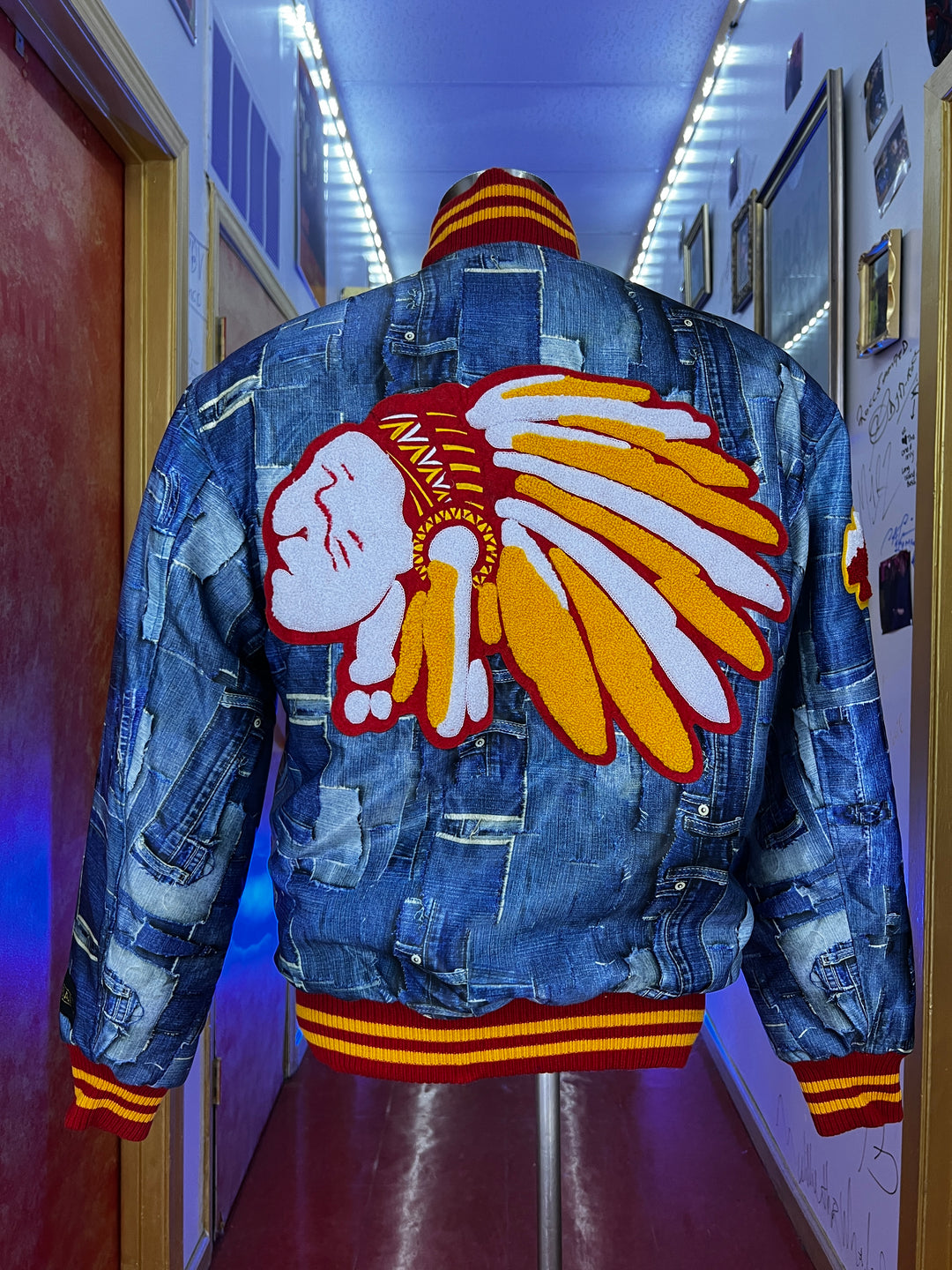 Limited Kansas City The Scout Retro Jacket Denim Print – Goldbar